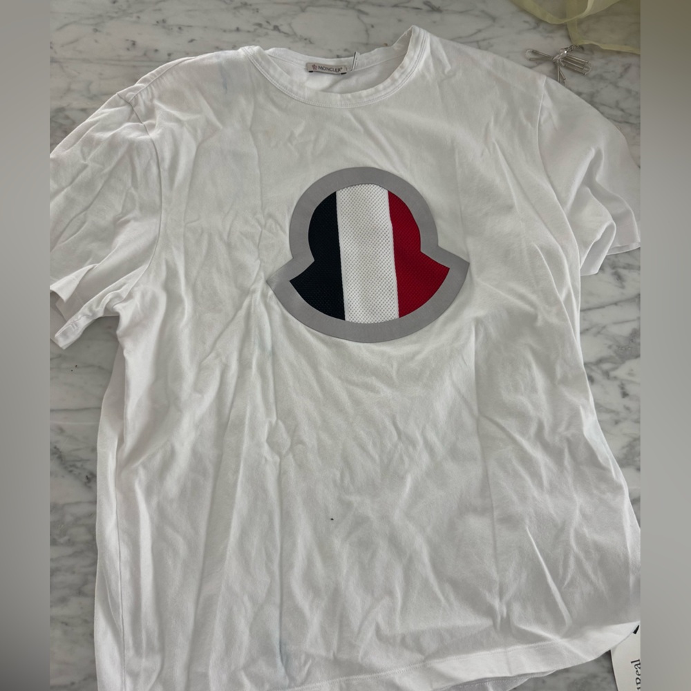 Moncler White Sleeveless Shirt